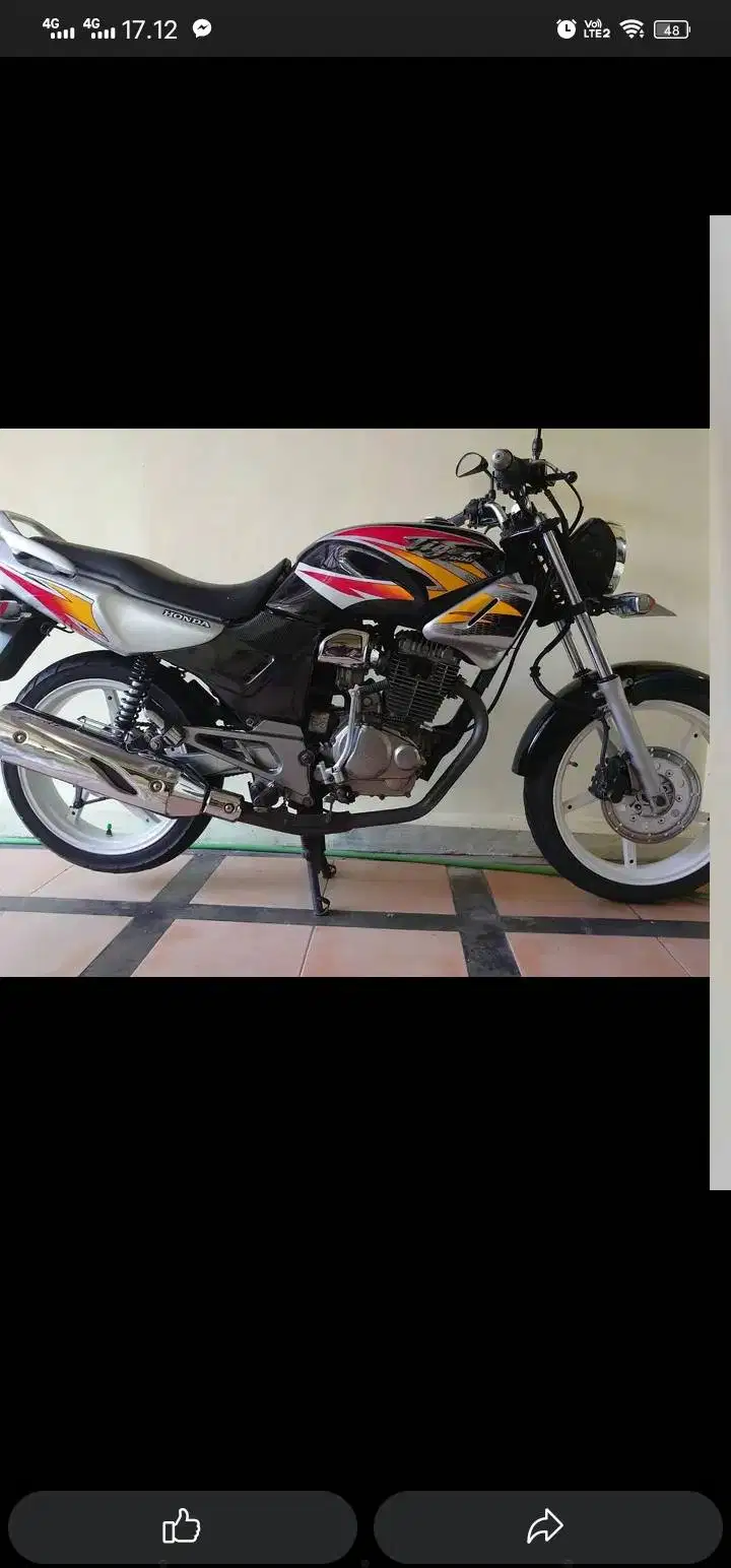 Dijual cepat honda tiger th 2004