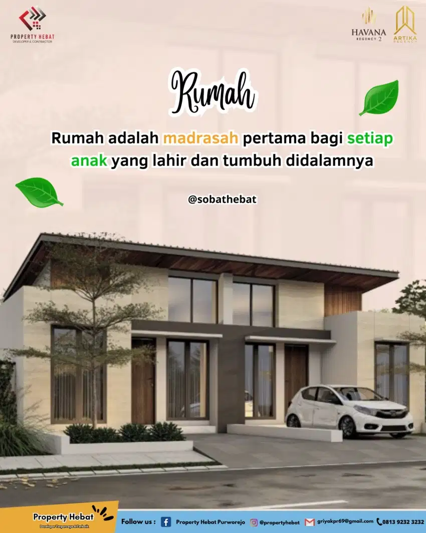 ARTIKA REGENCY, CLUSTER IDAMAN KAUM MILENIAL