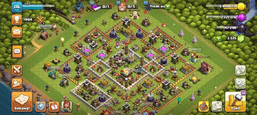 akun coc th 11 murah