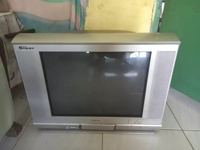 Tv sharp tabung 21 inch minta servis powernya aja