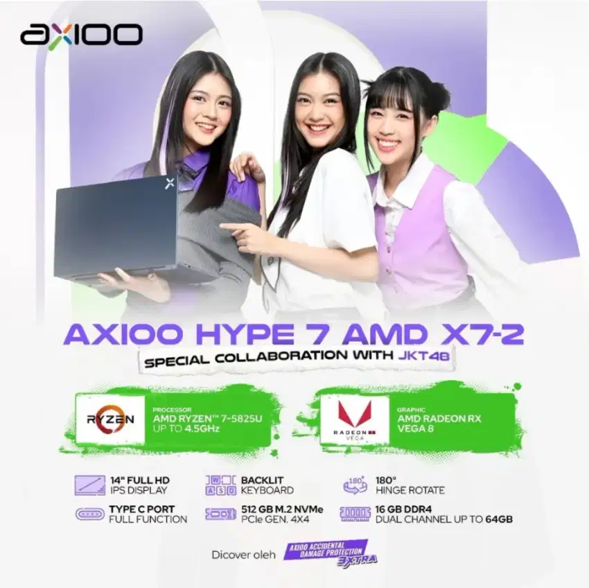 Axioo Hype7 X7 16/512GB