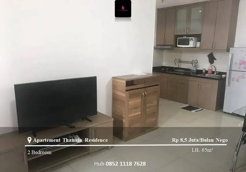Disewakan Apartement Thamrin Residence 2BR Full Furnished Good View
