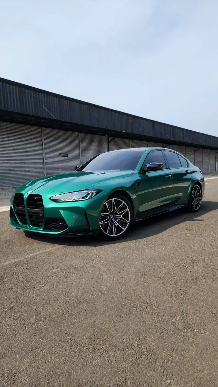 BMW M3 Competition 2023 Green On Black