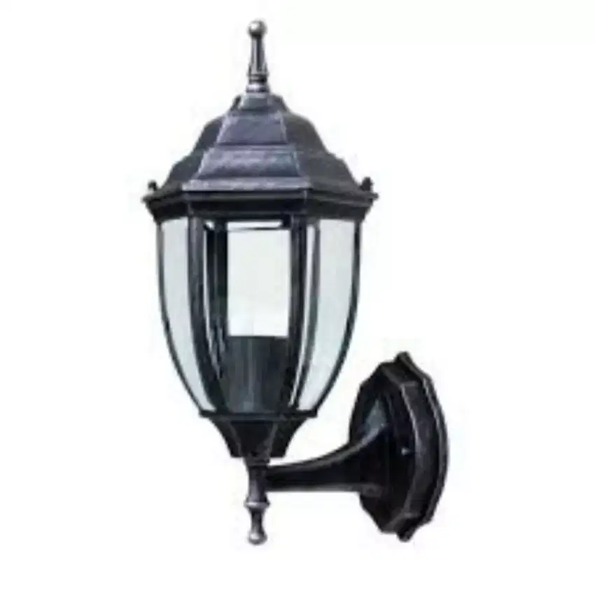 Lampu pilar klasik moderen outdoor/s bk