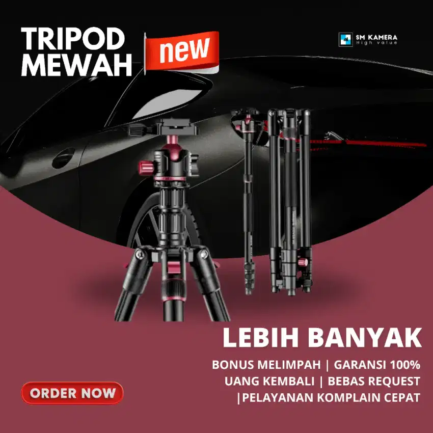 Mewah! TAKARA ROVER 60 TRIPOD DSLR TRIPOD KAMERA F3520