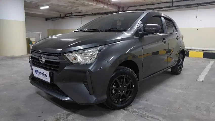 KM Rendah TDP 7JT Daihatsu Ayla 1.0 X Bensin-MT 2024 Abu