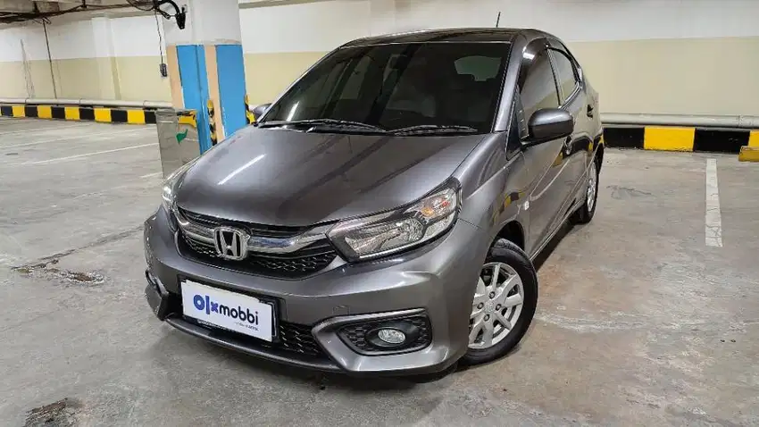 KM Rendah TDP 7JT Honda Brio Satya 1.2 E Bensin-MT 2021 Abu