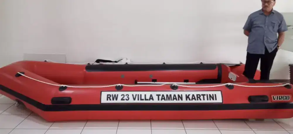 Jual Berbagai Macam Robber Boat Kapasitas 12 Orang Perahu Karet VIRGO