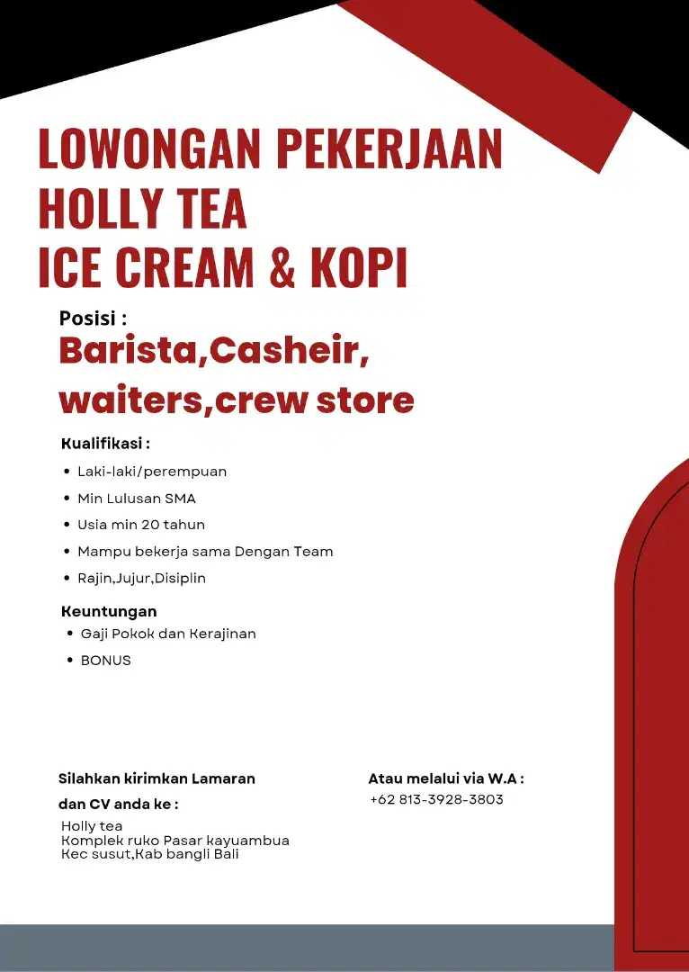 HOLLY TEA ICE CREAM & KOPI