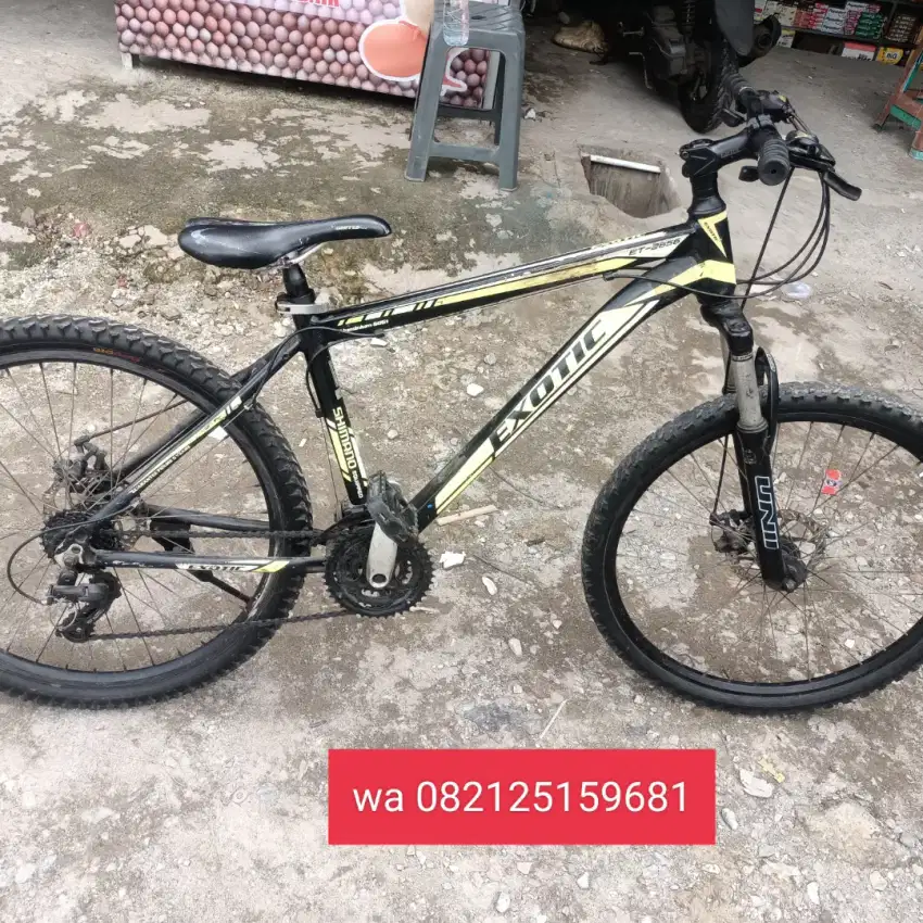 Sepeda MTB ukuran 26 exotic 6061 aluminium aloy