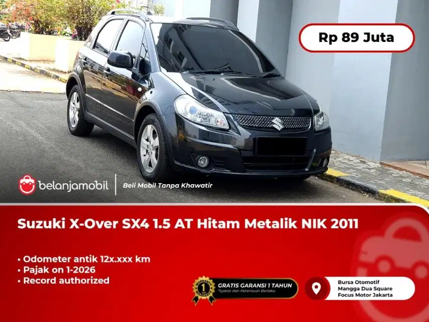 Suzuki X-Over X Over SX4 SX 4 1.5 AT Hitam Metalik 2011/2012