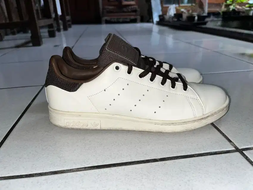 Adidas Stan Smith White Brown Size Eu 41,5