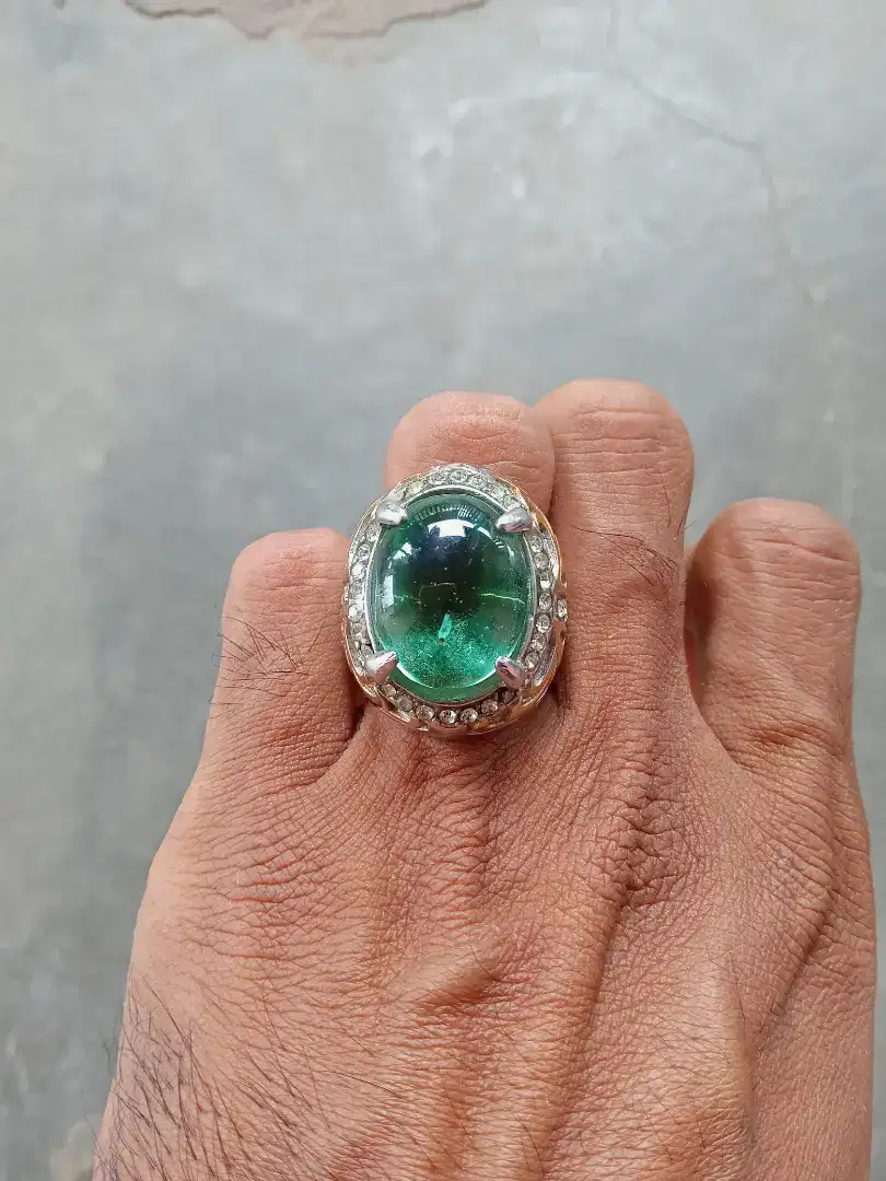 Cincin batu green cyclop Papua