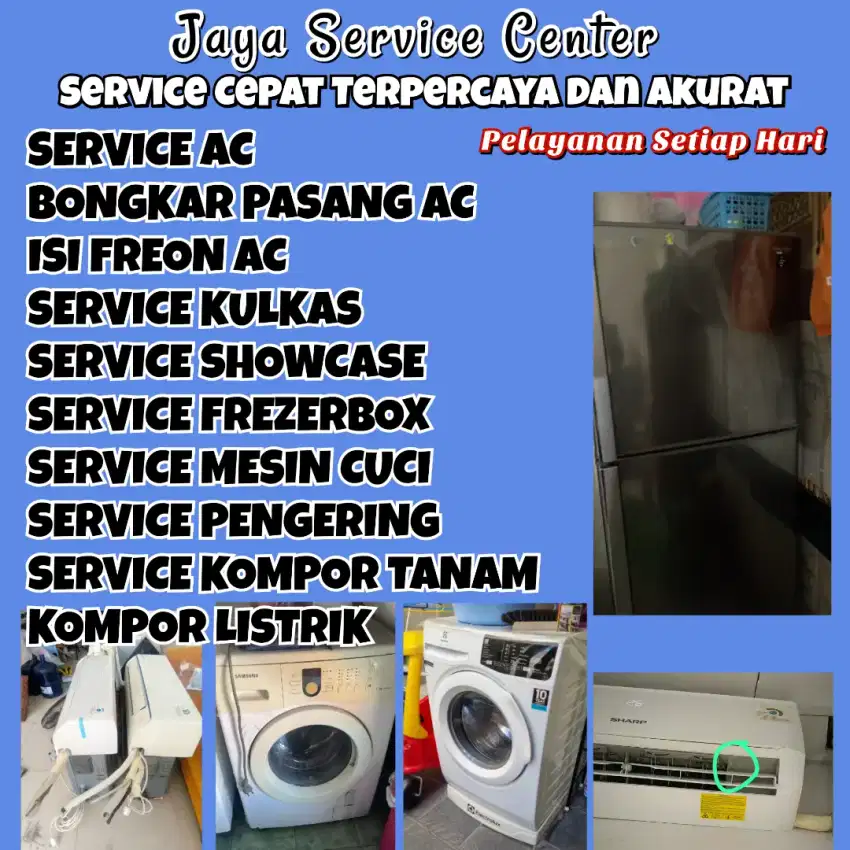 Service AC Kulkas Frezer Servis Mesin Cuci Bongkar Pasang AC Simokerto