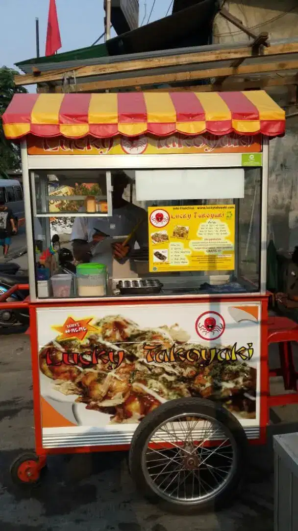 Lowongan Kerja Loker Jualan Takoyaki Keliling Pakai Gerobak Dorong