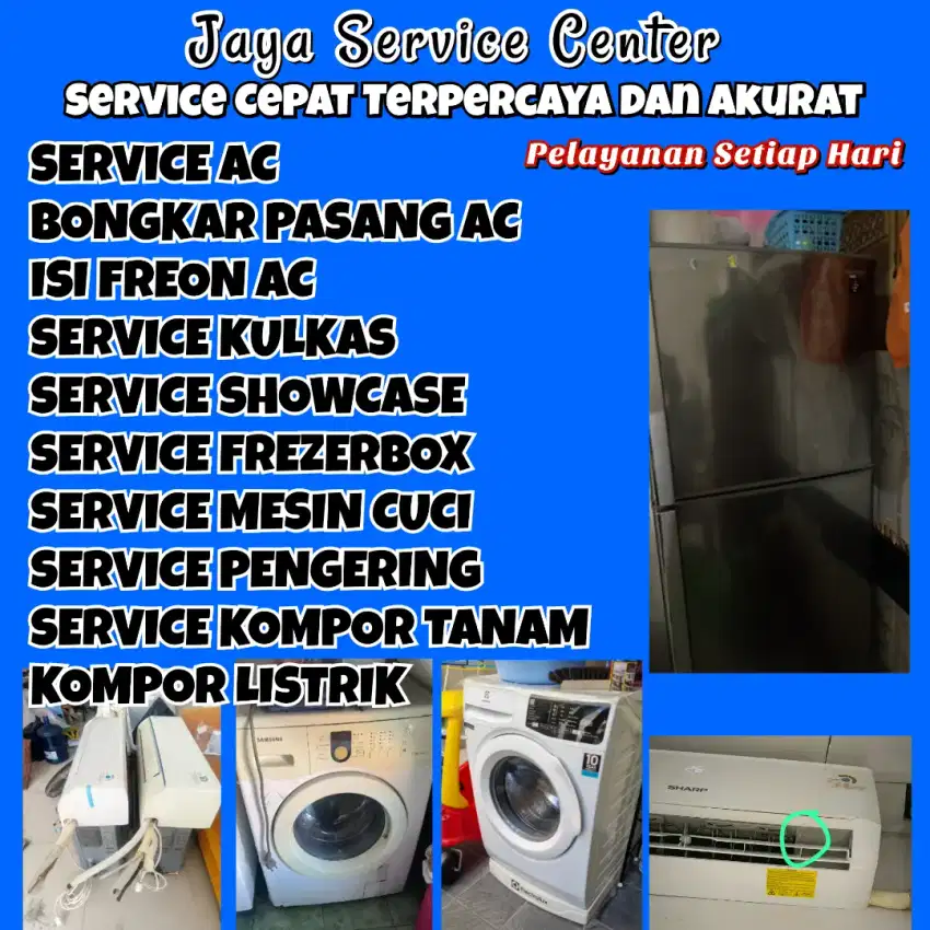 Service AC Bongkar Pasang AC Servis Mesin Cuci Frezer Kulkas Buduran