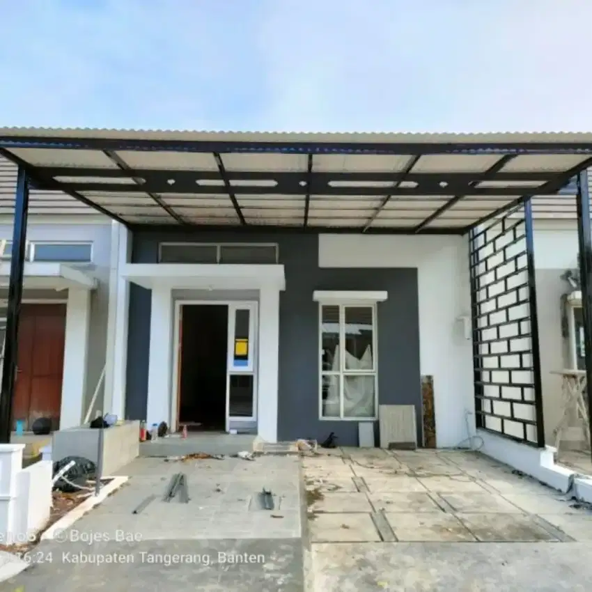 Kanopi baja ringan dan renovasi atap rumah