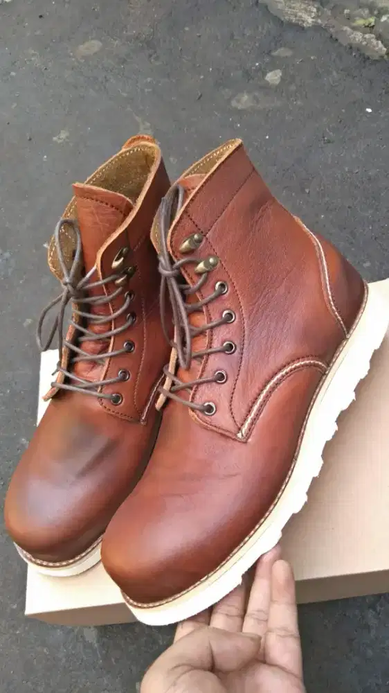 Sepatu Boots Pria Asli Kulit