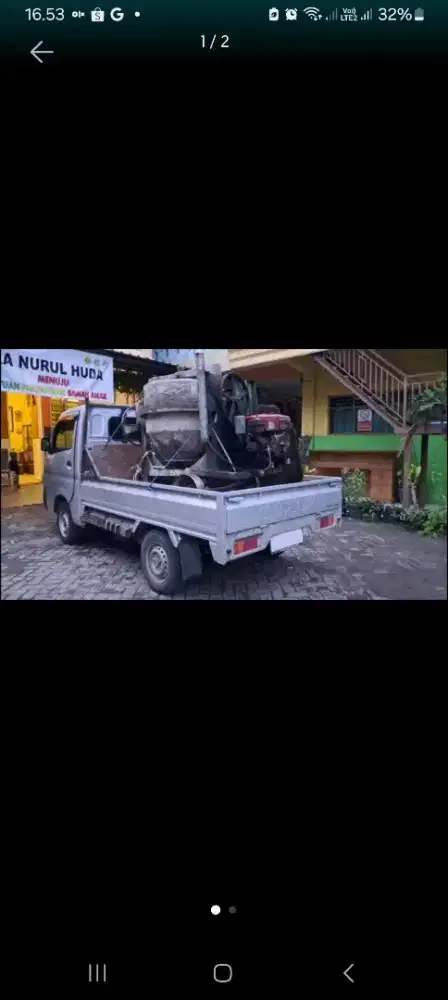 SEWA MOLEN COR/ MESIN PENGADUK SEMEN