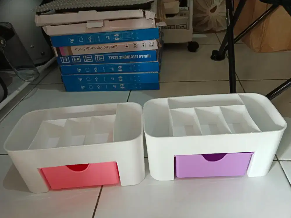 20rb BARU-Rak/Laci Kosmetik Mini Serbaguna,bahan plastik Uk. 21x10x9cm