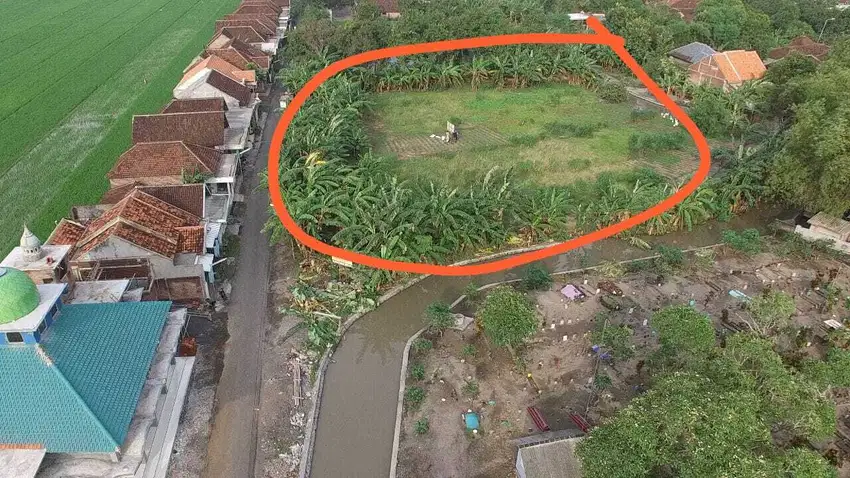 Tanah Luas Strategis Siap Bangun Jabon Sidoarjo