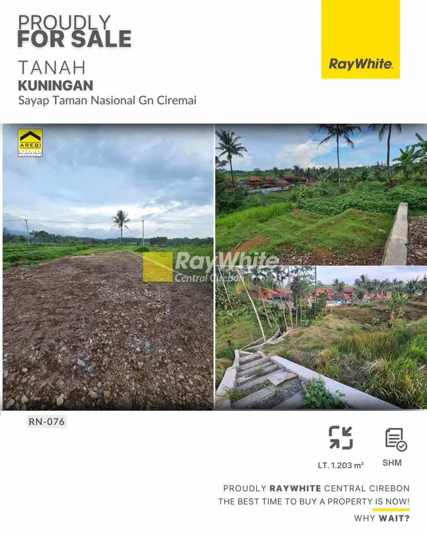 Dijual Tanah Padat di Taman Nasional Gunung Ciremai, Kuningan