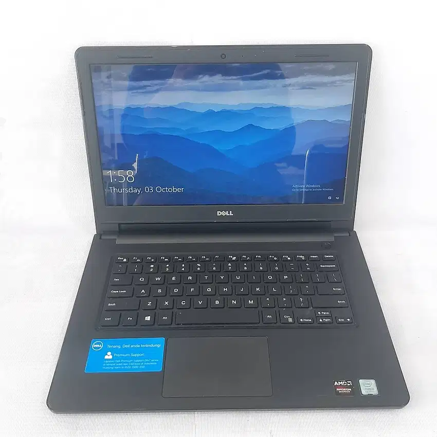 PROMO DELL 14 CORE I5-7200U RAM 8GB SSD 120GB + HDD 500GB VGA AMD 2GB