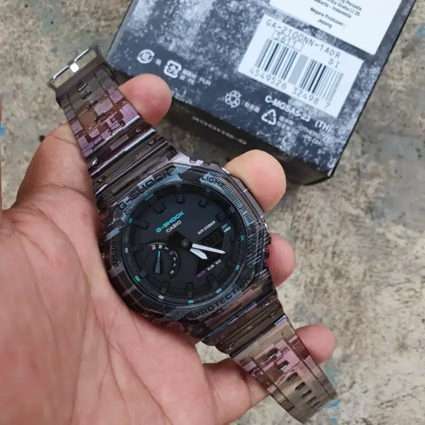 g shock ga 2100 NN original gak ori balik uang + hp j7 prime batangan