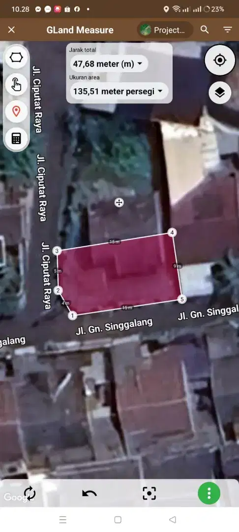 Kavling murah ada  rumah posisihoek dkttol SeruaMakmur Ciputat Tangsel