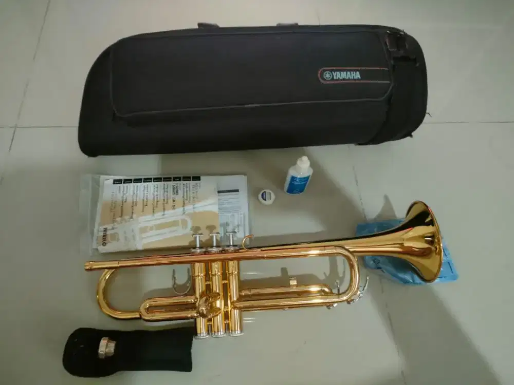 Preloved Trumpet merek Yamaha, warna Gold