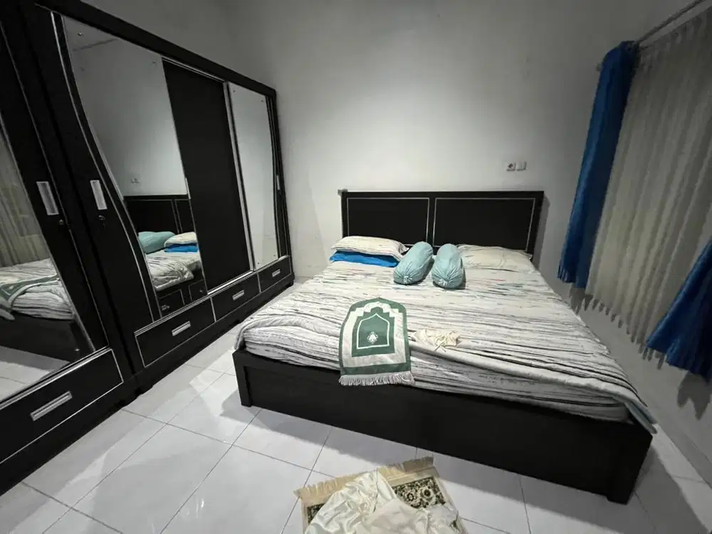 Ranjang + Tempat tidur + kasur 2 meter X 2 meter