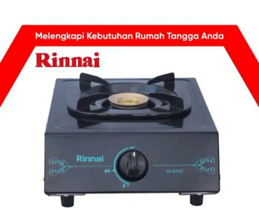 Kompor gas Rinnai 1 Tungku RI 511 C / RI 511C Api sun Burner