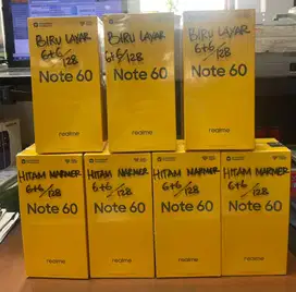 Baru...Realme Note 60 Ram 6+6/128 Grs Resmi (Warna : Black)