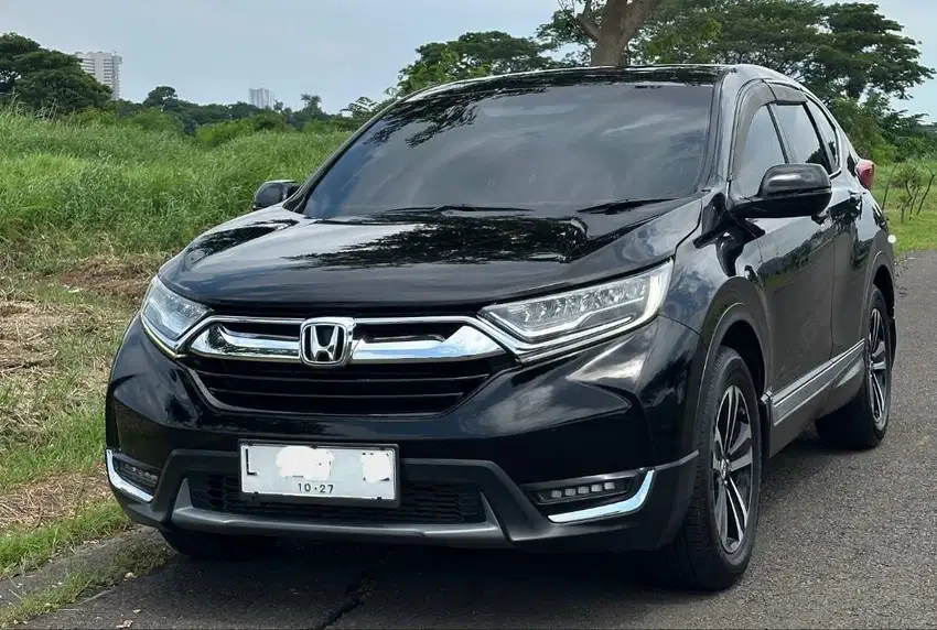 HONDA CRV 2017 turbo prestige HITAM langsung owner.low km 45rb ORI