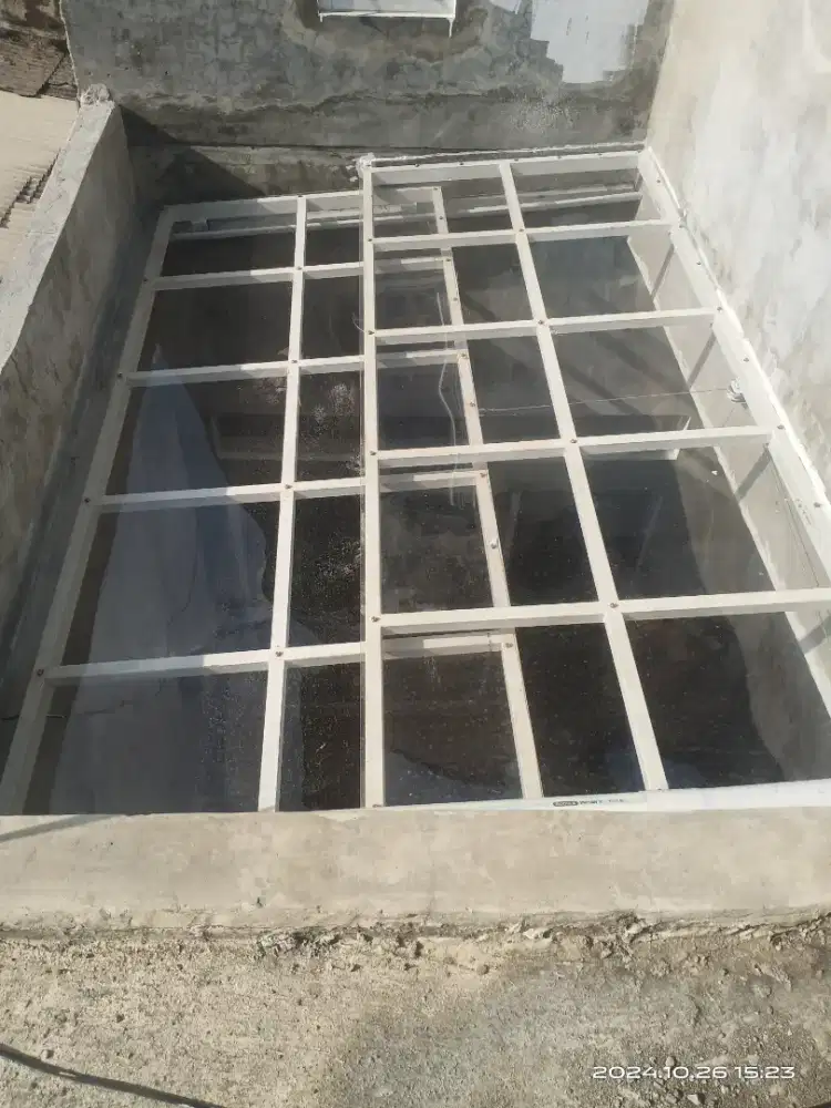 Kanopi sliding manual atap solar flat kanopi alderon