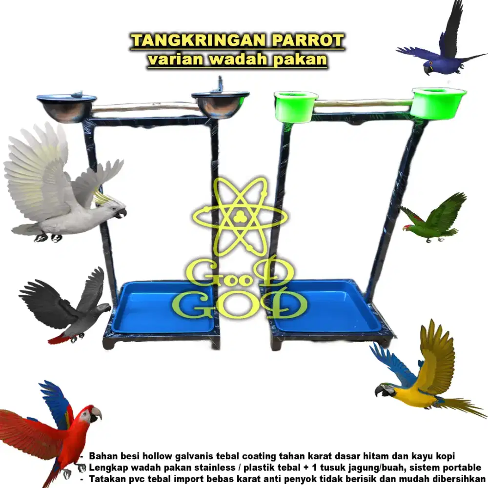 Tangkringan burung parrot parbeng