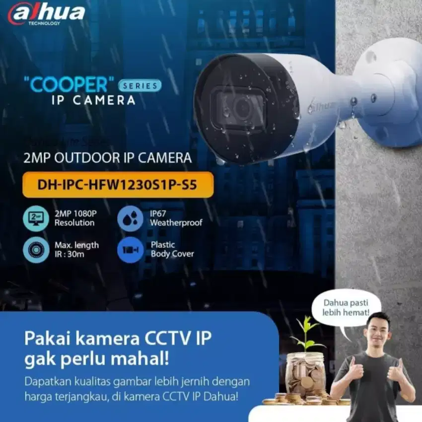 ipcam cctv dahua 2mp