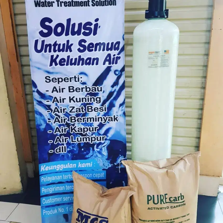 filter penjernih air sepaket / penyaring kotoran pada air