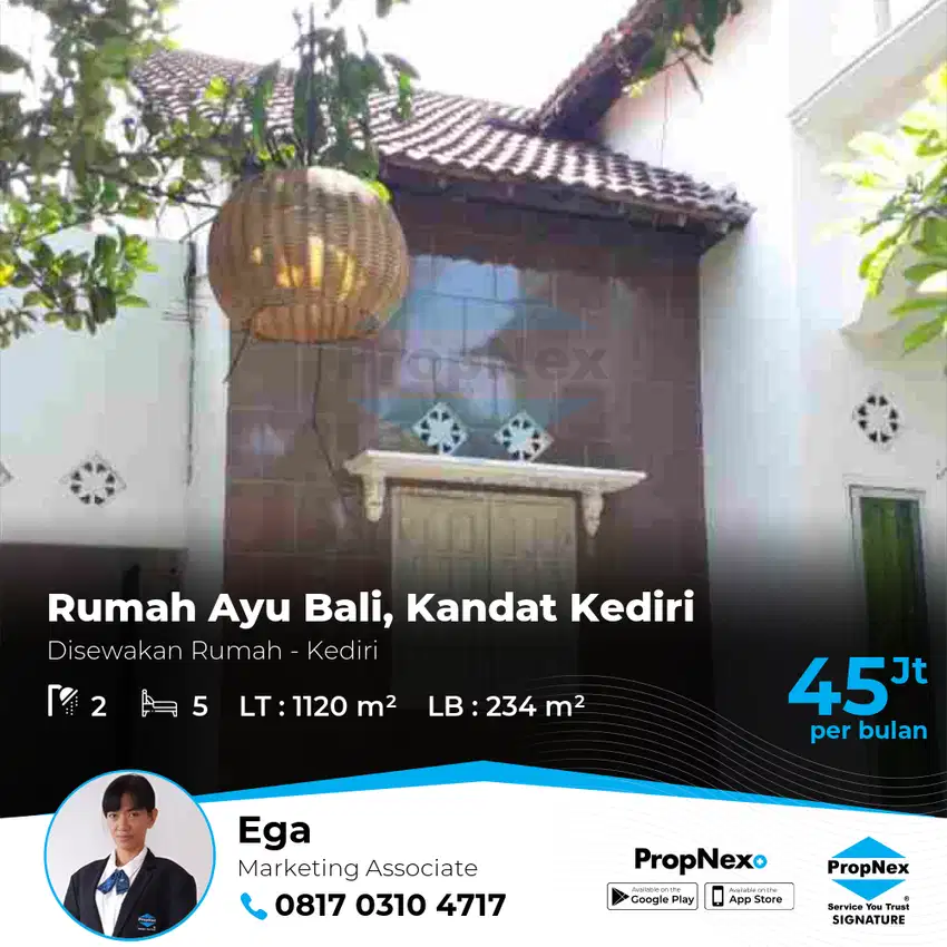 Sewa Rumah ayu bali, kandat. kediri