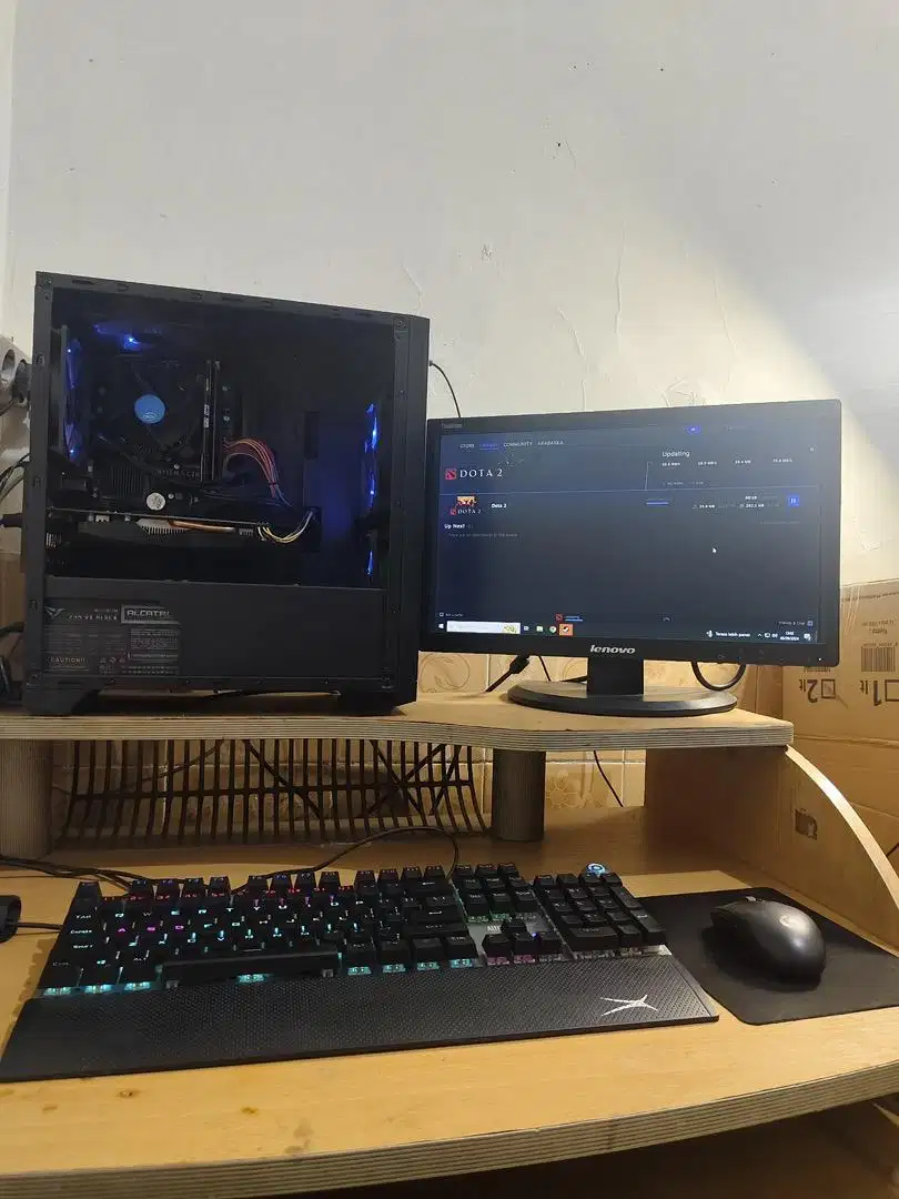 [NEGO] PC Gaming Siap Tempur - BONUS monitor & keyboardmekanik