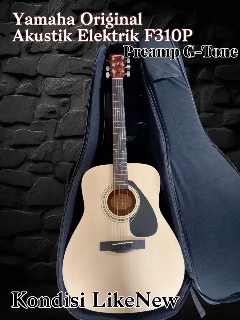 YAMAHA ORIGINAL AKUSTIK ELEKTRIK LikeNew f310P