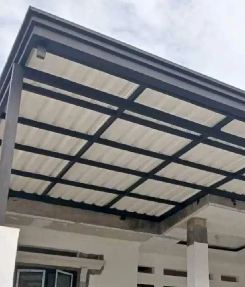 Kanopi minimalis model spek premium