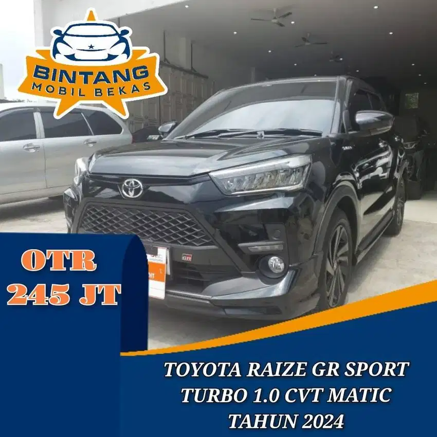 TOYOTA RAIZE GR SPORT TURBO 1.0 S CVT AT AUTOMATIC 1000 CC TAHUN 2024