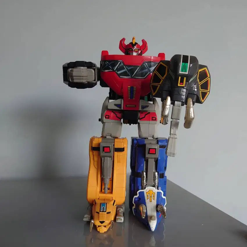 Power Rangers Mighty Morphin Deluxe Set Megazord Rare Vintage Bandai