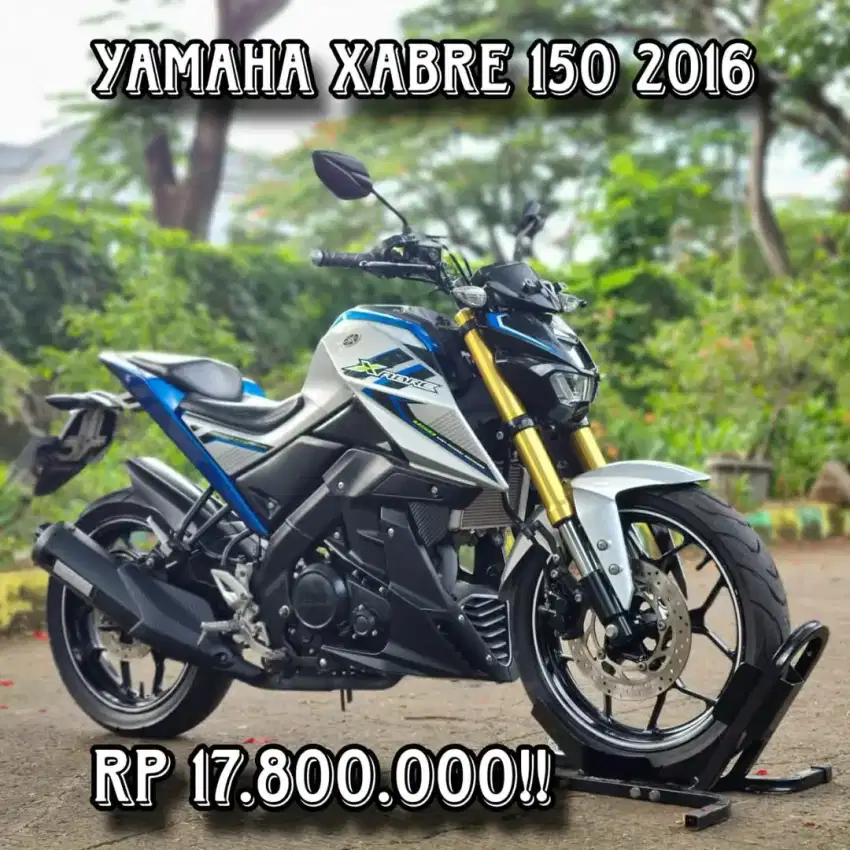 YAMAHA XABRE 150 SILVER TAHUN 2016 UNIT RAWATAN PAJAK PANJANG