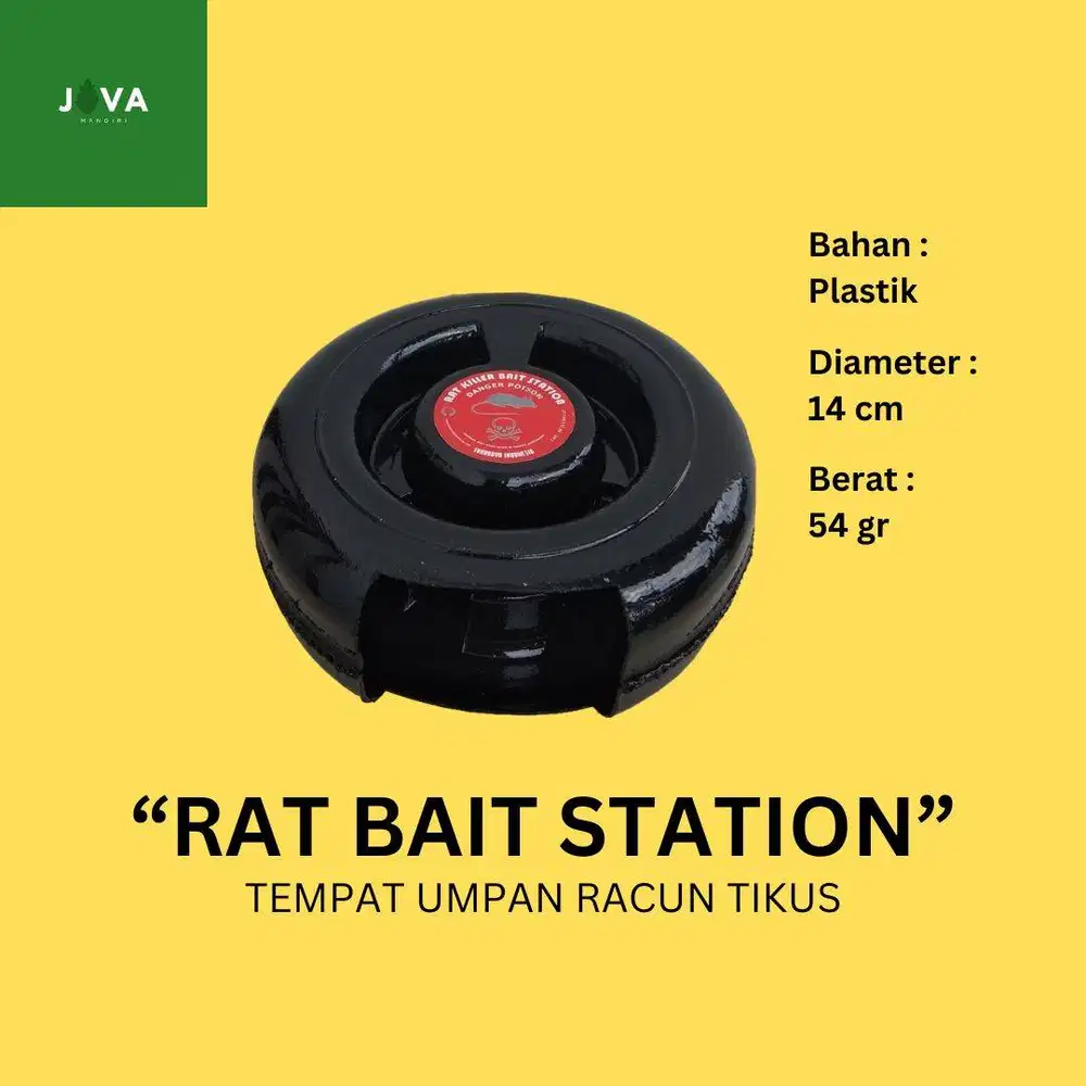 Tempat Umpan Racun Tikus Pest Control Balikpapan - RAT BAIT STATION