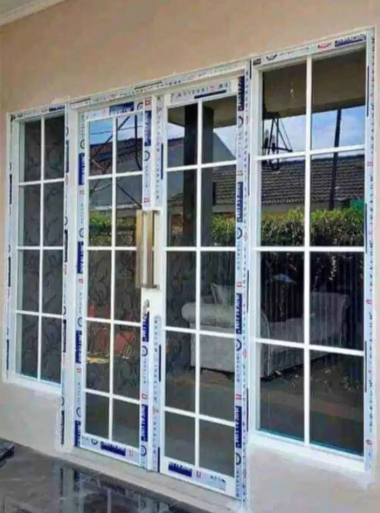 Siap Pasang Ukuran 180x160 meter Jendela Kusen Aluminium Murah