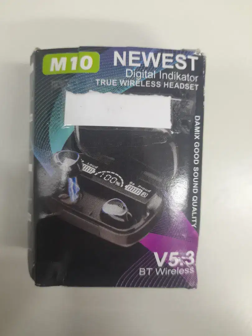 Headset Bluetooth Bass Wirelles TWS M10 Ori Oem Bergaransi