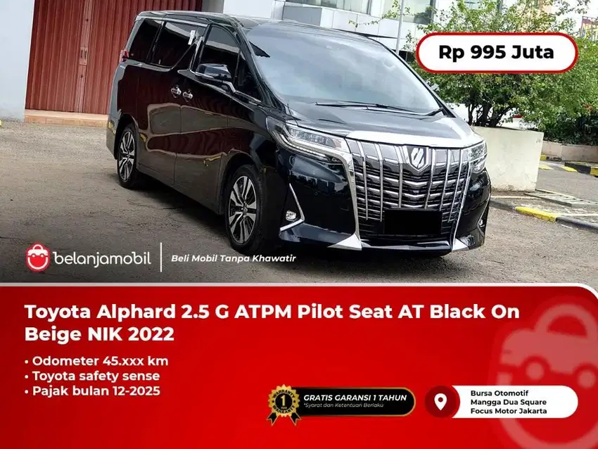 ( Tss)Toyota Alphard 2.5 G AT