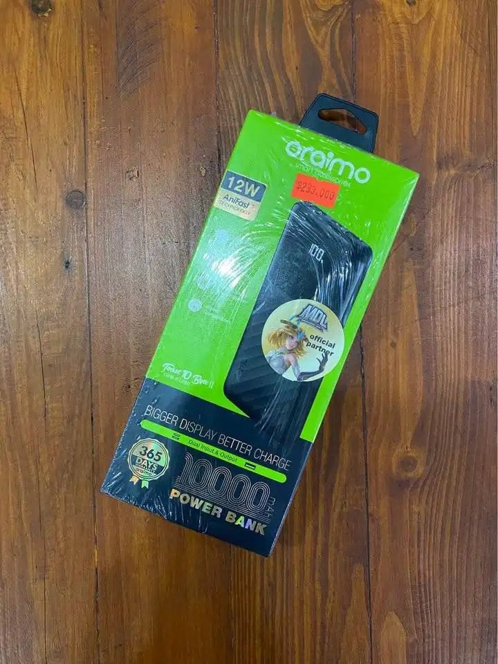 New / Baru Powerbank (OPB-P120D) 10.000 mAh 12W